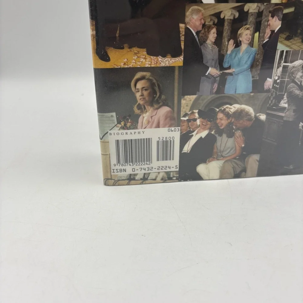 Living History Hillary Rodham‎ Clinton Hardcover 2003 First Edition Dust Jacket